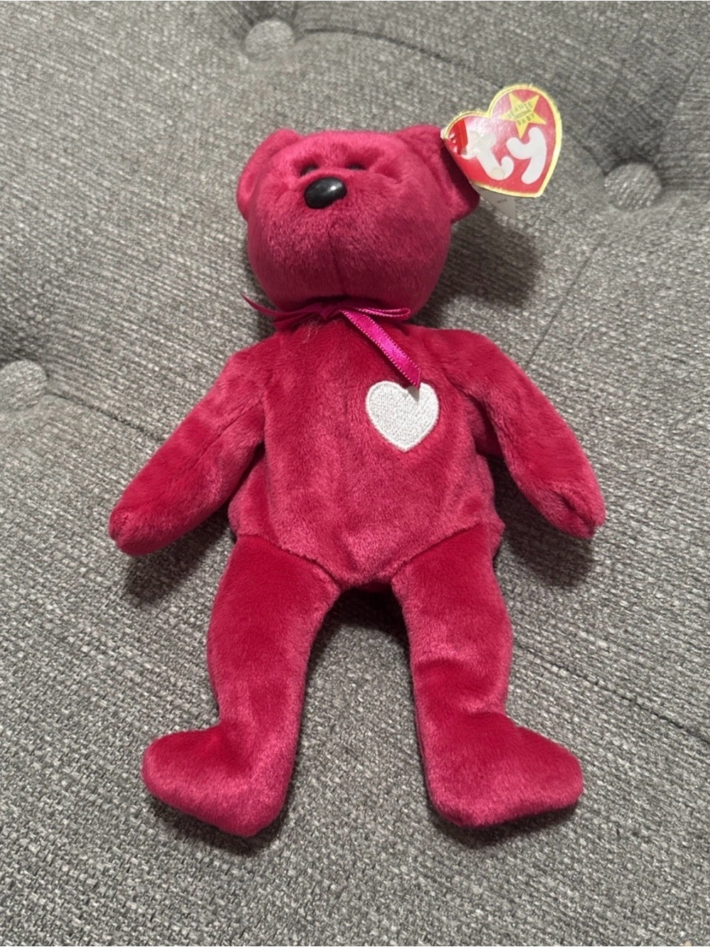 Ty Valentina the Bear Beanie Baby - 1999